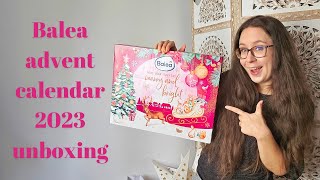 Balea advent calendar 2023 unboxing [upl. by Alyahc138]