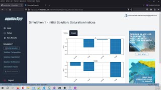 Ejercicio simple de especiación del agua en Phreeqc con Aquifer App  Tutorial [upl. by Iridissa884]