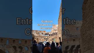 The Gladiator Entrance colosseum ancientrome gladiator2 romanempire rome ancientcivilizations [upl. by Gnaw]