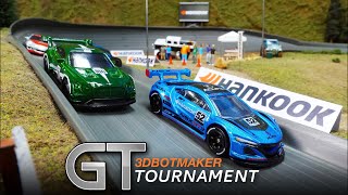 GT Diecast Car Tournament Race 2 of 3 Scale Model Racing [upl. by Nuhs194]