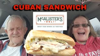 McAlisters Deli Cuban Sandwich Review foodreview fastfoodreview fastfood tastetest [upl. by Yuille]