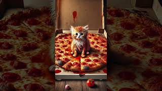 Gato vs Pizza 😿 gato lindo [upl. by Beth]