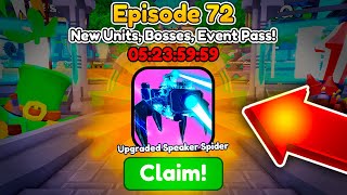 NEW UPDATE IS COMING🕷️🔥  Toilet Tower Defence EPISODE 72 PART 1 [upl. by Anyalram]