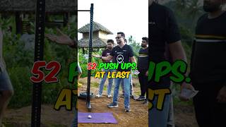 Kya Abhilash 52 Pushups Kar Payega 💪 Har Pushup  ₹20 💰 [upl. by Asylem]