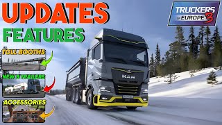 Truckers of Europe 3 New Update Toll plaza💥Accessories New Traffic  New B Trailers [upl. by Stclair]