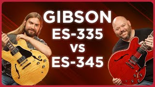 What Makes the Gibson ES345 Different Gibson ES 335 vs ES345 [upl. by Araeic92]