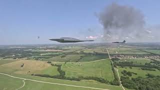 Stunning GoPro Footage B 2 Spirit Stealth Bomber of InFlight Action  b2 bomber [upl. by Nicolea]