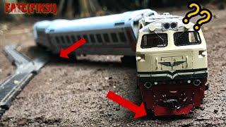 Fate fiksi kecelakaan Miniatur Kereta Api CC206 Vintage REM BLONG [upl. by Ferrel]