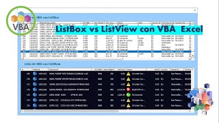 ListBox vs ListView con VBA Excel [upl. by Atisor]