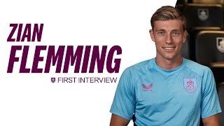 Zian Flemming Bolsters Clarets Attack  FIRST INTERVIEW [upl. by Boote]