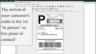 Marketing Hack  Custom Shipping Labels [upl. by Anirtac]