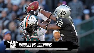 Raiders’ AllTime Memorable Highlights vs Miami Dolphins  NFL [upl. by Elocel]