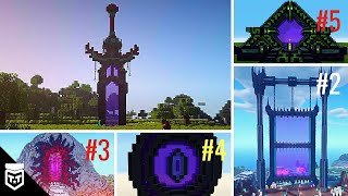 Minecraft 10 Nether Portal Designs That Are Out Of This Overworld [upl. by Rimaa]