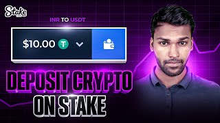 HOW TO DEPOSIT CRYPTO ON STAKE  DEPOSIT PROBLEM SOLUTION STAKE [upl. by Harhay]