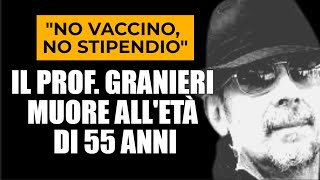 È MORTO IL PROF GIUSEPPE GRANIERI  120324 [upl. by Colwell]