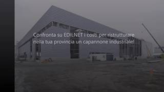 Costo ristrutturazione capannone industriale  EDILNET IT [upl. by Ardnwahs]