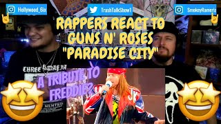 Rappers React To Guns N Roses quotParadise Cityquot LIVE [upl. by Malamut272]