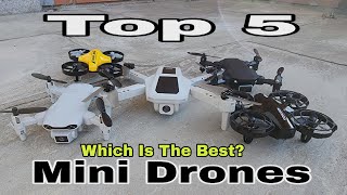 5 Best Mini Drones from Amazon Holy Stone HS430 4DRC V9 Tomzon A24W Kodomo F02 Atoyx AT66C [upl. by Lemmueu560]