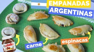 3 DELICIOSAS EMPANADAS ARGENTINAS ft Paulina Cocina  La Cooquette [upl. by Ladiv]