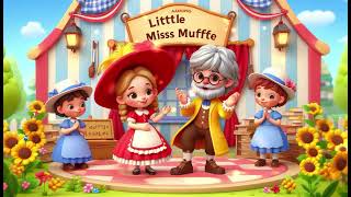 Little Miss Muffet Nursery Rhyme  Fun Kids Songs and Nursery Rhymes [upl. by Krysta]