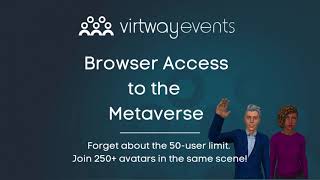 Virtway Events Metaverse Now Accessible via Browser [upl. by Hayman]