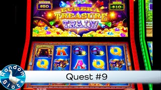 Eureka Treasure Train Slot Machine Bonus Quest 9 [upl. by Neel]