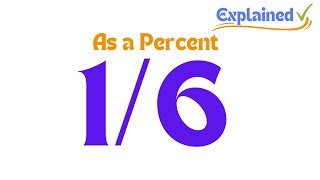 16 as a Percent [upl. by Arlee]