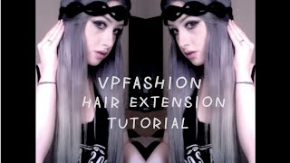 Grey amp Silver Hair Color Tutorial with Extensioncriddagucci [upl. by Greta220]