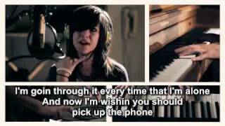 Just A Dream by Nelly  Christina Grimmie amp Sam Tsui with lyrics [upl. by Lewse]