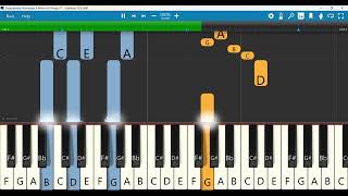 Shunyadinda Noorarastu Keyboard Notes A Minor 4 4 Tempo 77  Prakash Halmidi  Selah Productions [upl. by Ziwot]