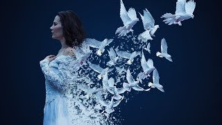 Bird dispersion photoshop effect  photoshop tutorial cc [upl. by Bigford907]