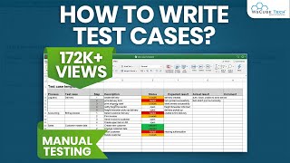 LIVE PROOF 🔴 How to Write Test Cases in Manual Testing with Example  Complete Tutorial [upl. by Bartlet]