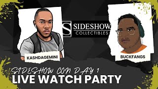 SIDESHOW CON DAY 1  LIVE WATCH PARTY [upl. by Isnam828]