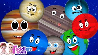 Planets Song  Nursery Rhymes amp Kids Songs  Solar System Song [upl. by Nueovas]