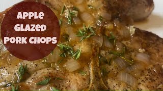 Apple Glazed Pork Chops  How to Make the Best Pork Chops in Apple Sauce [upl. by Loni]