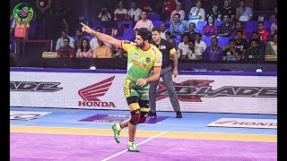 Match 124 video highlights Watch Pardeep Narwal raid fest in his last pro kabaddi 2019 match [upl. by Eelyma927]