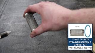 How To Clean amp Replace Grundfos Wye Strainer [upl. by Nelyk]