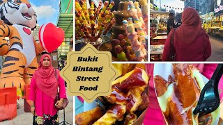 Bukit Bintang Street Food  Night Walk Tamil Vlog Rosena amp Anisa Vlogs [upl. by Cavan]