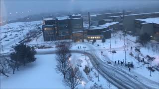 view form centennial college in winter [upl. by Enirahtak264]