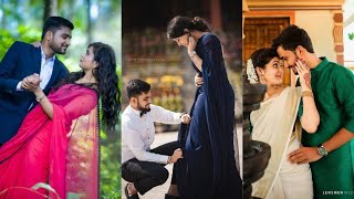 Top 2022 Pre wedding photo poses❤ prewedding photography saree saree photo poses😍 [upl. by Lodge]