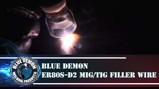 Blue Demon ER80SD2 MIG and TIG filler wire [upl. by Nnaul]