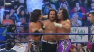 The Hardy Boyz amp John Morrison vs The Hart Dinasty amp Cm Punk [upl. by Dominus105]