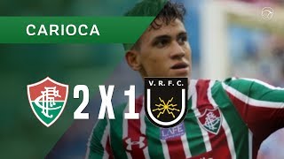 FLUMINENSE 2 X 1 VOLTA REDONDA  0403  CARIOCA 2018 [upl. by Cupo]