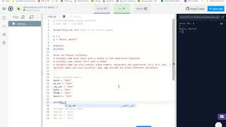 Python w3schools python tutorial Part 02 [upl. by Adnawak933]