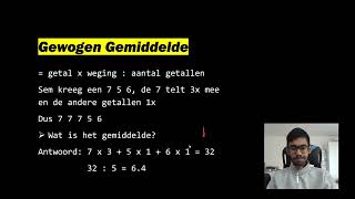 Gewogen en Ongewogen Gemiddelde  Math with Ashar [upl. by Pauly]