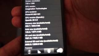 Goophone I5 II V2 quad core MTK6589 Android 42 Phone Benchmark Test [upl. by Ultann]