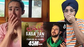 Indian Reaction to Farhan Ali Waris  Baba Jan  Farsi  Raula Pao [upl. by Aratak]