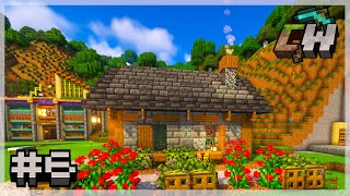 Building a Small Cozy House  Minecraft Survival 121  CraftWorks 6 [upl. by Tehcac]