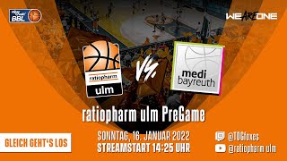 PreGame  ratiopharm ulm vs medi bayreuth  mit Chrissi Philipps [upl. by Eiramyelhsa]