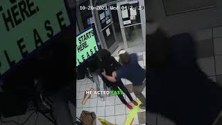 Robber Robbed This Gas Station Hero Fixed His Gun and Made Him Sweat shortvideo shorts short [upl. by Annawot]